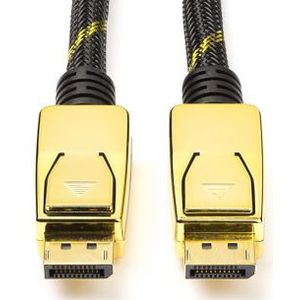 DisplayPort kabel 1.4 - Roline - 1 meter (8K@60Hz, HDR, Nylon)