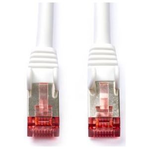 Netwerkkabel | Cat6 S/FTP | 0.5 meter (100% koper, LSZH, Wit)