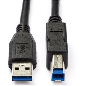 USB A naar USB B kabel | 5 meter | USB 3.0 (100% koper)
