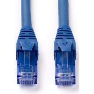 Netwerkkabel - Cat6a U/UTP - 5 meter (100% koper, LSZH, Blauw)