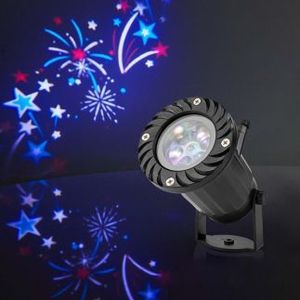 Kerst projector | Nedis | 50 m² bereik (Timer, Binnen/Buiten, 4 dia's)