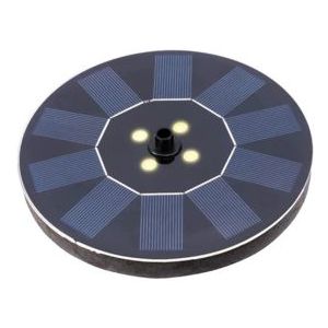 Solar fontein | Ø 16 cm (LED, Warm wit, Drijvend)