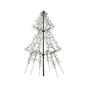 Metalen kerstboom met verlichting | 1.35 meter