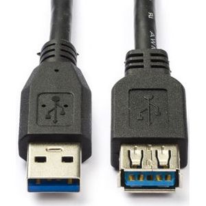 USB verlengkabel | 5 meter | USB 3.0 (100% koper)