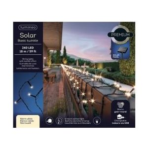 Kerstverlichting op zonne-energie | Lumineo | 18 meter