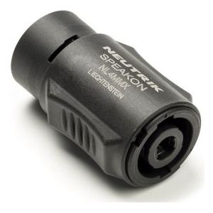 Speakon connector | Neutrik NL4MMX (4-pin, Mannelijk, Trekontlasting)