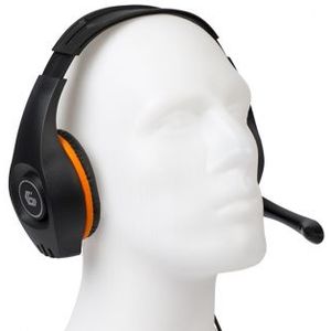 Gaming headset | Gembird | 2 meter (Bedraad, Jack 3.5 mm, Microfoon, Oranje/Zwart)