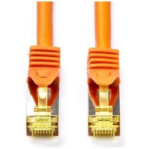 Netwerkkabel | Cat7 S/FTP | 0.25 meter (100% koper, LSZH, Oranje)