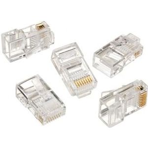 RJ45 connector Cat5 | UTP (Voor stugge kern, 10 stuks)