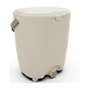 Compostbak | Hozelock | 15 liter (Set, Gerecycleerd kunststof, Beige)