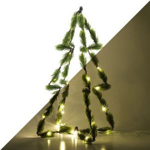 Kerstboom met verlichting | 40 x 25 cm