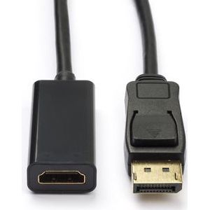 DisplayPort naar HDMI | Goobay (Adapter, DisplayPort 1.2, Verguld)