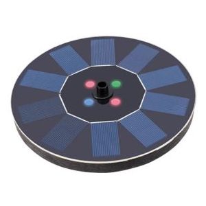 Solar fontein | Ø 16 cm (LED, Multikleur, Drijvend)