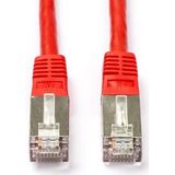 Netwerkkabel | Cat5e S/FTP | 2 meter (100% koper, Rood)