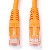 Netwerkkabel | Cat6 U/UTP | 5 meter (100% koper, Oranje)
