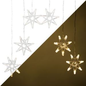Kerstverlichting | Lichtgordijn met sterren | 5.9 meter | Konstsmide