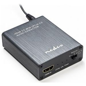 HDMI audio extractor | Nedis (4K@60Hz, HDMI, Toslink, Jack)