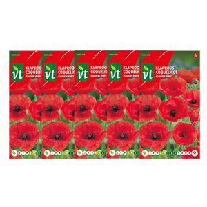 Klaprooszaad | VT | 5 stuks (Rood)