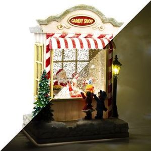 Kerstlantaarn snoepwinkel | Konstsmide | 22.5 cm