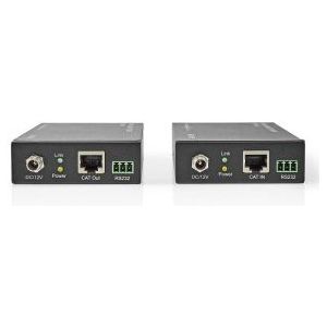 HDMI-Extender - Over Cat6 - tot 60 m - 4K@60Hz - 18 Gbps - Metaal - Antraciet