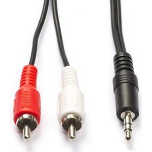 Tulp naar jack 3.5 mm kabel | Nedis | 10 meter (Stereo)