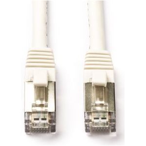 Netwerkkabel | Cat6 S/FTP | 1 meter (100% koper, LSZH, Wit)