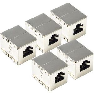 RJ45 koppelstuk | Nedis | 5 stuks (Cat6 S/FTP)