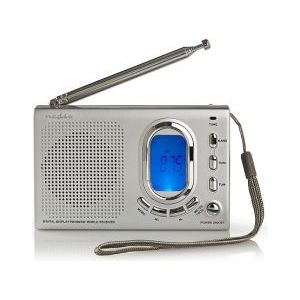Draagbare radio AM/FM/SW (Batterijen, Alarm)