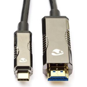 USB C naar HDMI kabel | Nedis | 10 meter (4K@60Hz, Metaal, Verguld)