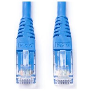 Netwerkkabel | Cat6 U/UTP | 5 meter (100% koper, Blauw)