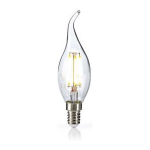 LED lamp E14 | Kaars met punt | Nedis (4.8W, 470lm, 2700K, Dimbaar)