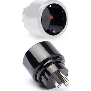 Travel Adapter met aarding => USA