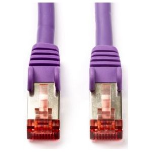 Netwerkkabel | Cat6 S/FTP | 10 meter (100% koper, LSZH, Paars)