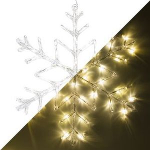 Sneeuwvlok met verlichting | Konstsmide | Ø 60 cm
