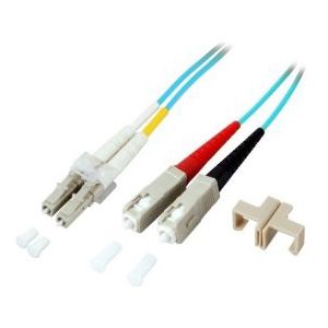 Glasvezelkabel OM3 - LC/SC - 20 meter (Duplex, 50/125μm)
