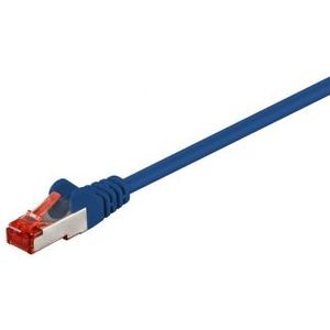 Netwerkkabel | Cat6 S/FTP | 0.25 meter (100% koper, LSZH, Blauw)