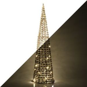 Kerstfiguur kegel | 16 x 60 cm (LED, Timer, Binnen)