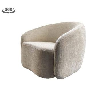 Fauteuil - Castro - Draaibaar - Haga 23 Pearl - Stof