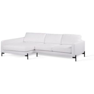 By-OLAF Hoekbank Fellow links – 3-zits met chaise longue  – Stof Grace 01 Natural - 264x161 cm