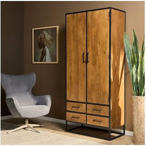 Kabinet Denver - Opbergkast - Mangohout - Naturel