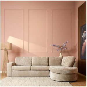 MySofa Hoekbank Alma | Beige | 2,5 zits + Divan Rechts | 5 jaar garantie