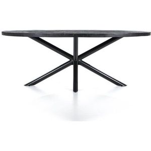 Eettafel Oscar | Zwart | 200x110 | Eleonora