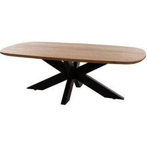 Salontafel Akagi deens ovaal mangohout 120x70 cm - Naturel