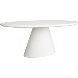 Mello Eetkamertafel ovaal wit 220 cm