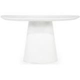 Eettafel Elin rond 130x130cm - wit | Eleonora