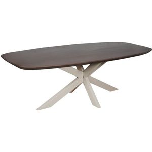 Madison - Eettafel - Ovaal - Walnoot - Mangohout - Poot Sand