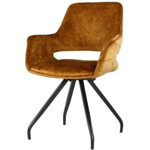 Eetkamerstoel Capp - Oker | Livingfurn
