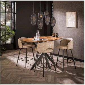 Bartafel kopenhagen 140 cm Deens ovaal Acacia - Naturel