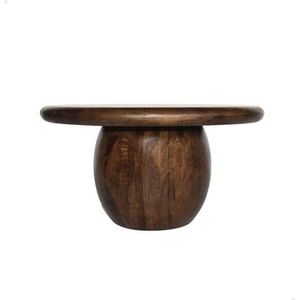 Salontafel - Balloon - Rond - Mangohout - Walnoot - Ø75 cm