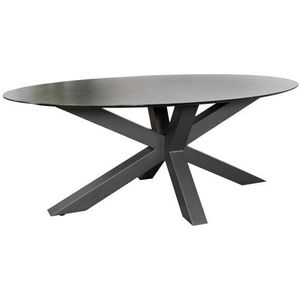 SenS-Line - Atalanta - Tuintafel - Ovaal - Antraciet - Keramiek - 200x100cm